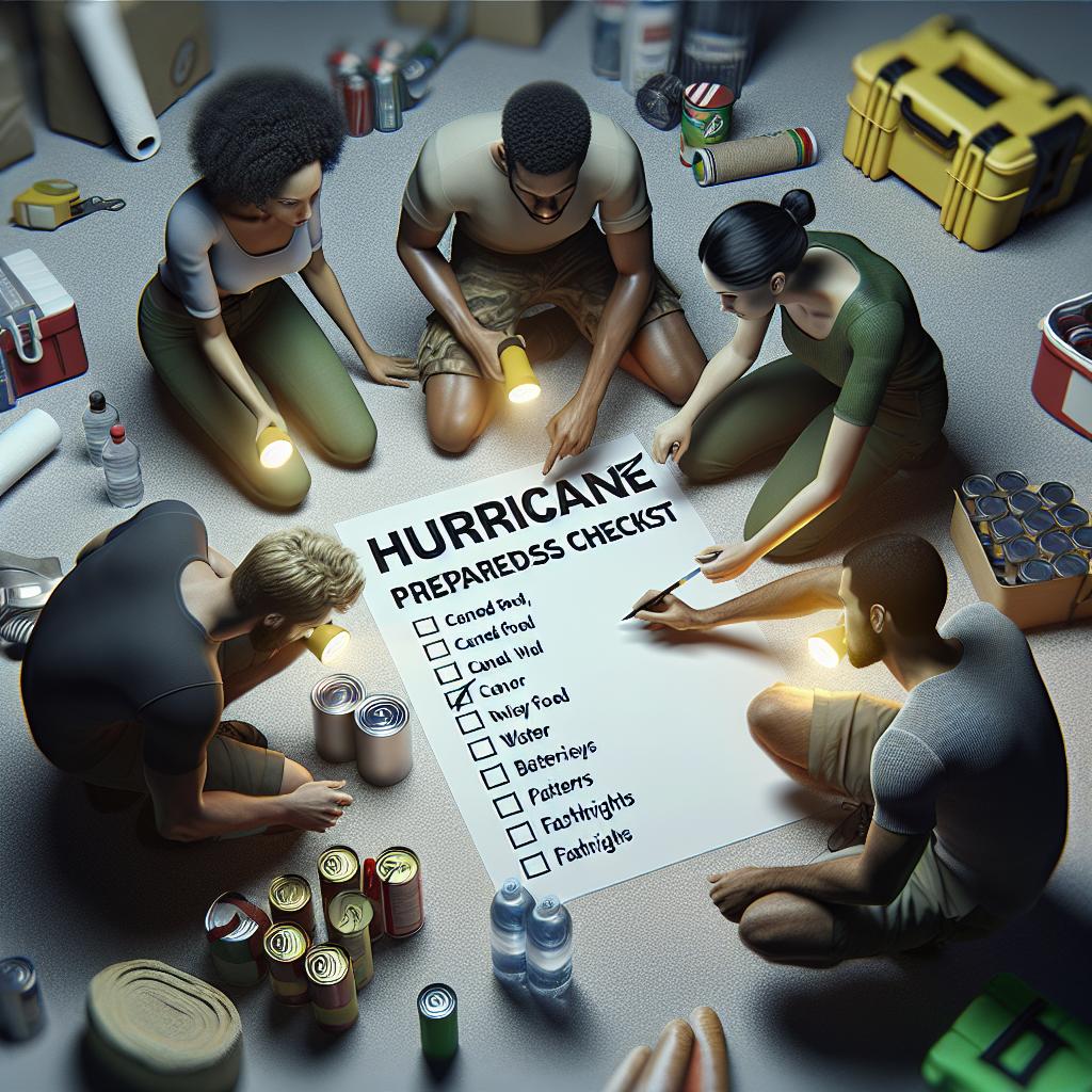 Hurricane preparedness checklist