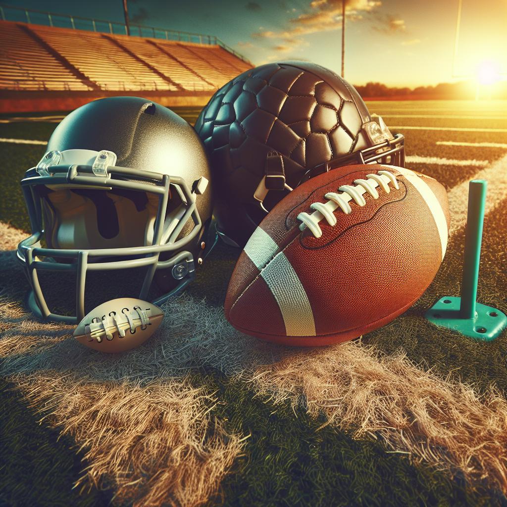 "Action-packed Sports Equipment"