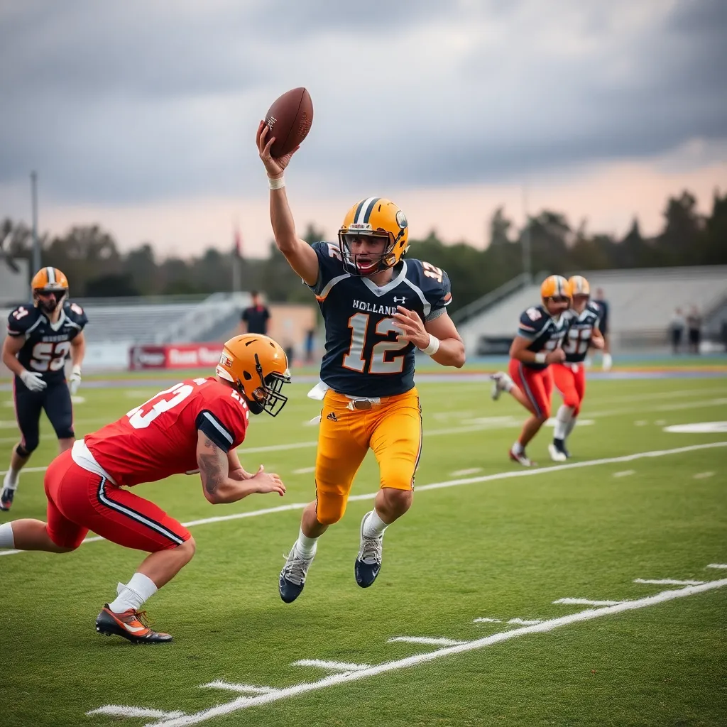 Exciting Performances Highlight Holland High School Football Season