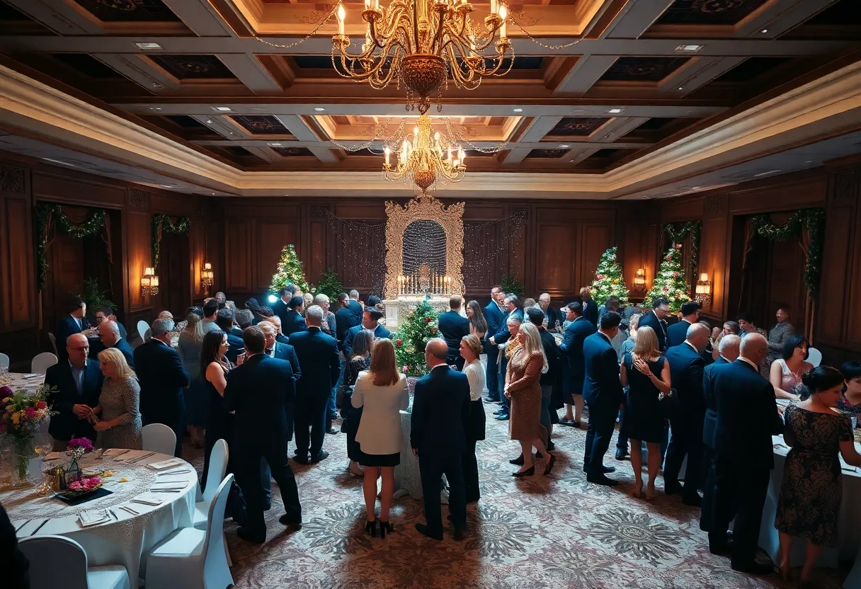 Guests enjoying the annual Carolinian Society Ball in Newberry