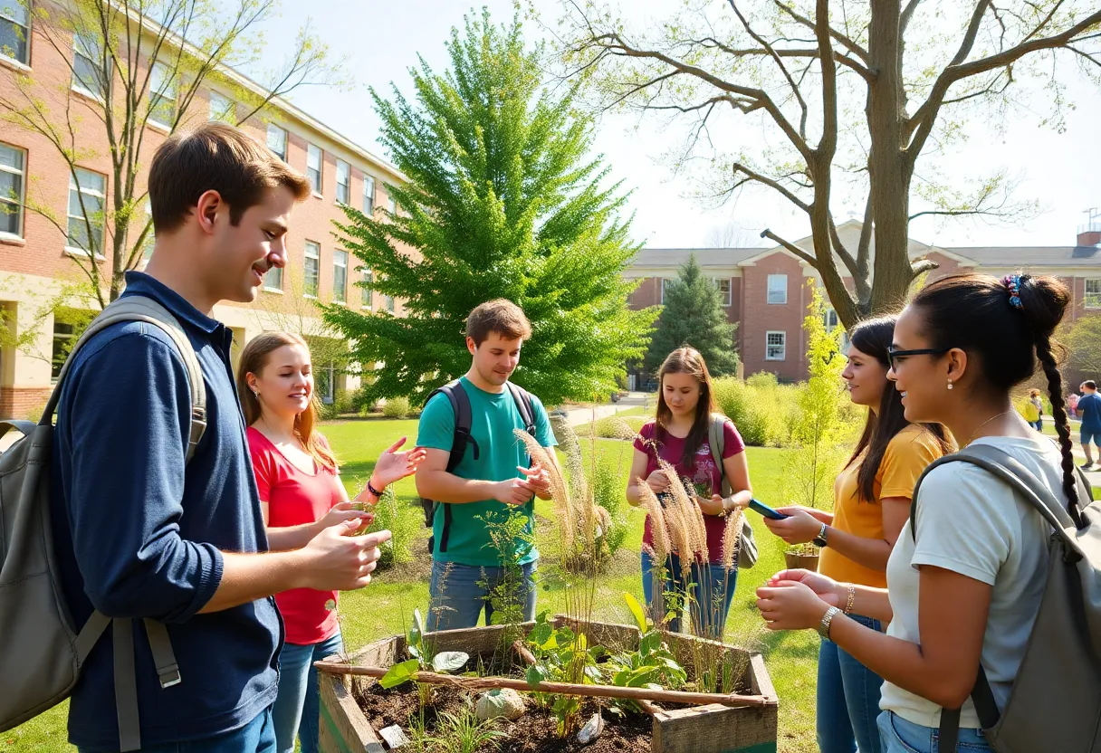 Students participating in environmental science research at UC Berkeley