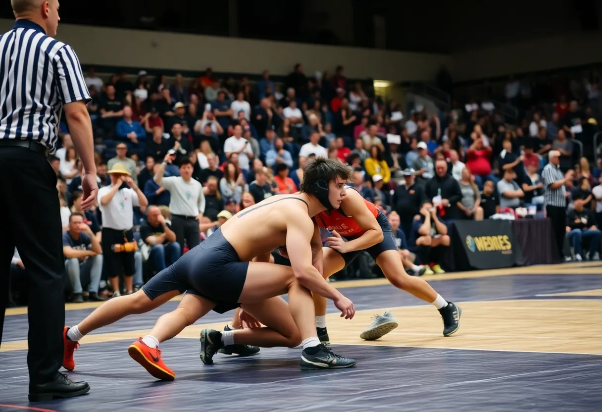 Wrestlers compete at the Newberry Open tournament