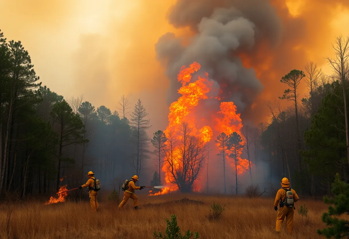 Wildfires in the Carolinas