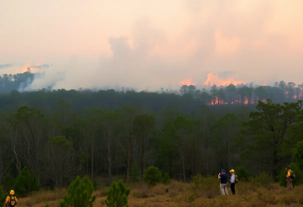 Wildfires in South Carolina