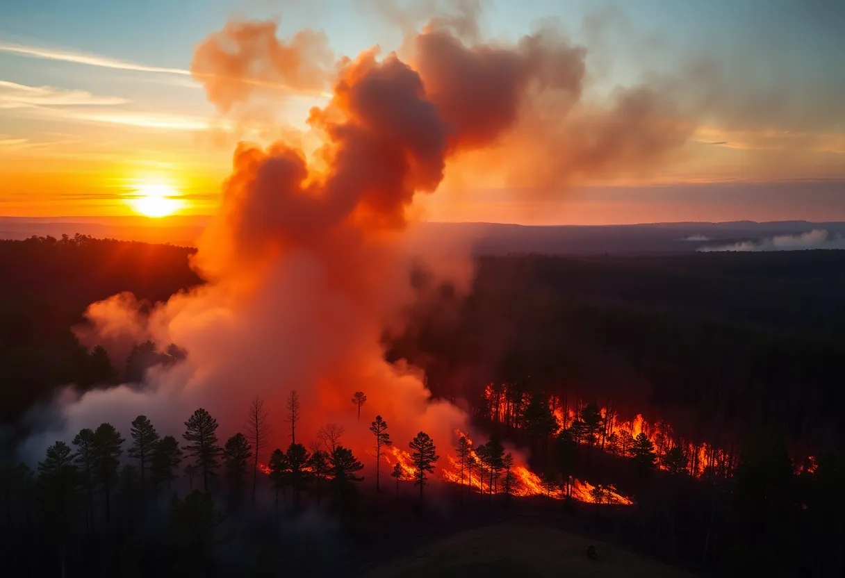 Carolina Wildfires and Firefighting Efforts