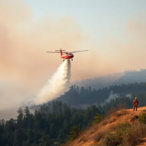 Firefighting Efforts Near Myrtle Beach