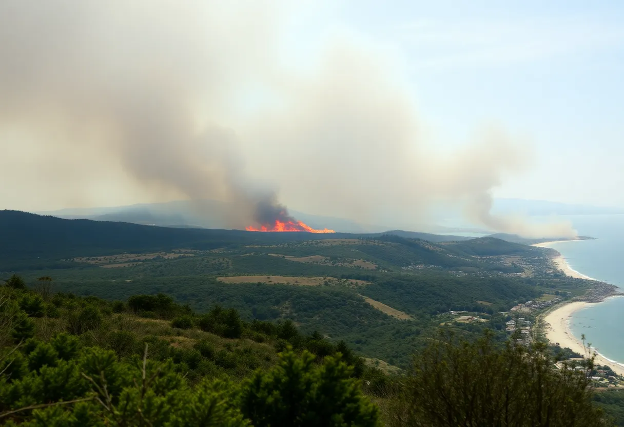 Myrtle Beach Wildfire Impact