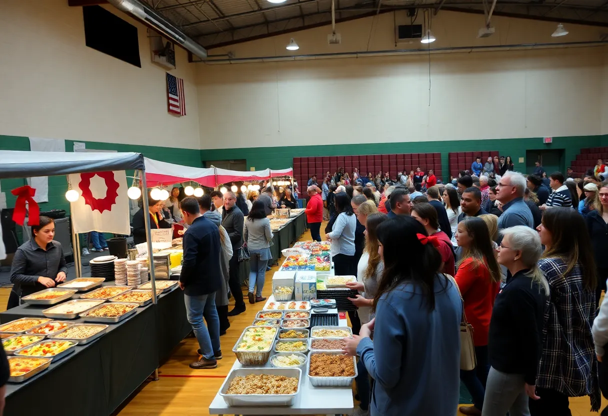 People enjoying food and live performances at the Taste of Newberry event