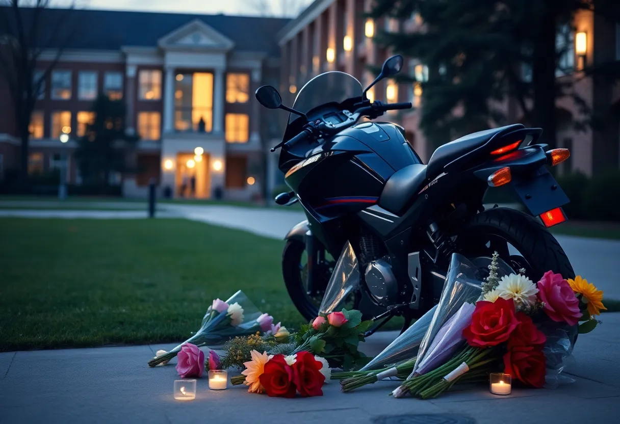 Memorial for University of South Carolina Student