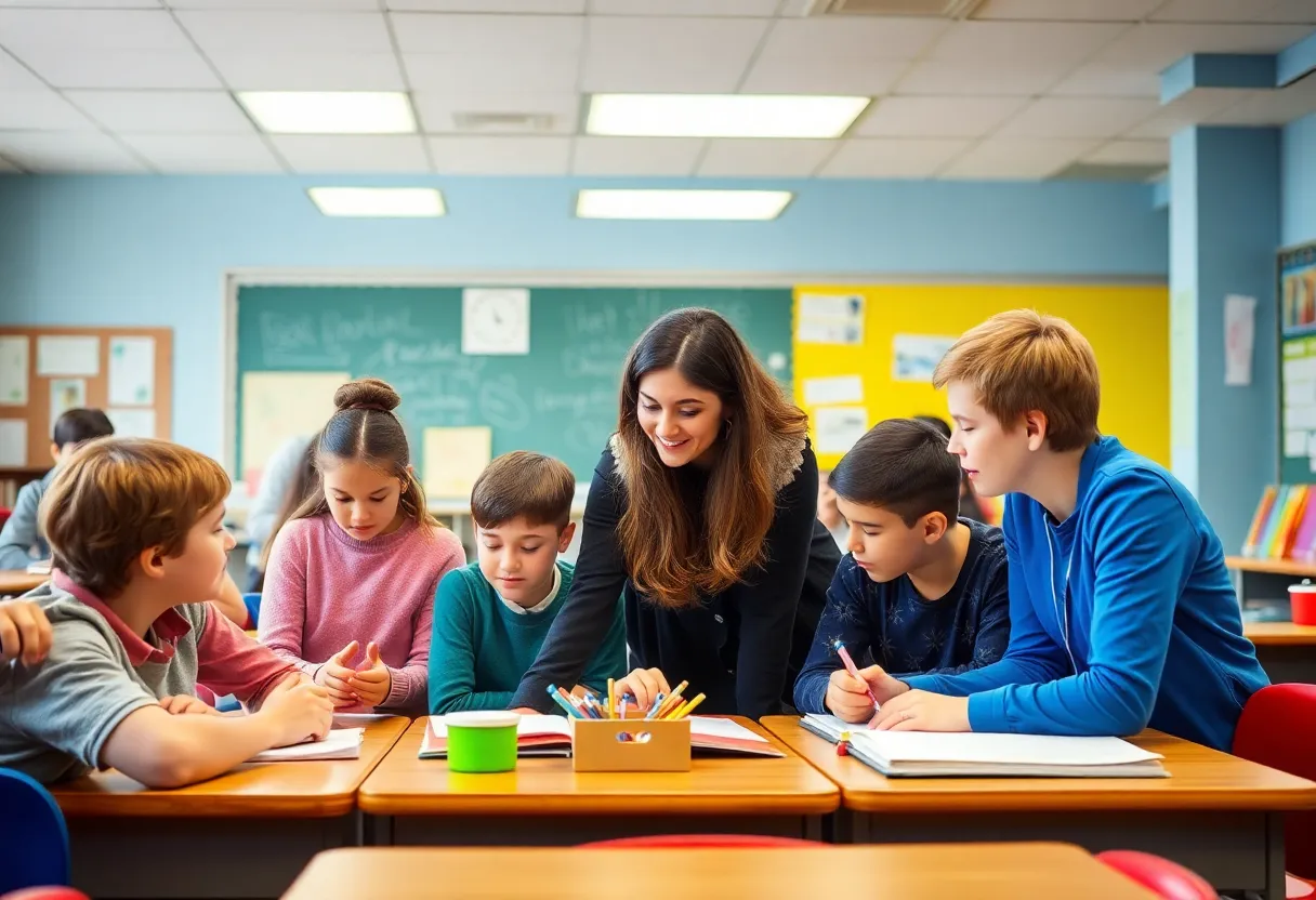 Albert Hamilton Robertson receiving the Administrator of the Year Award