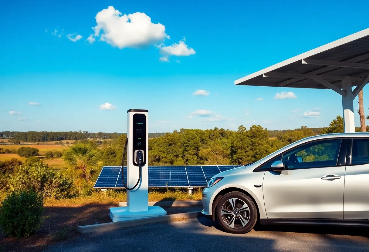 Electric Vehicle Charging Station in South Carolina