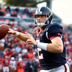 LaNorris Sellers in Action on Field