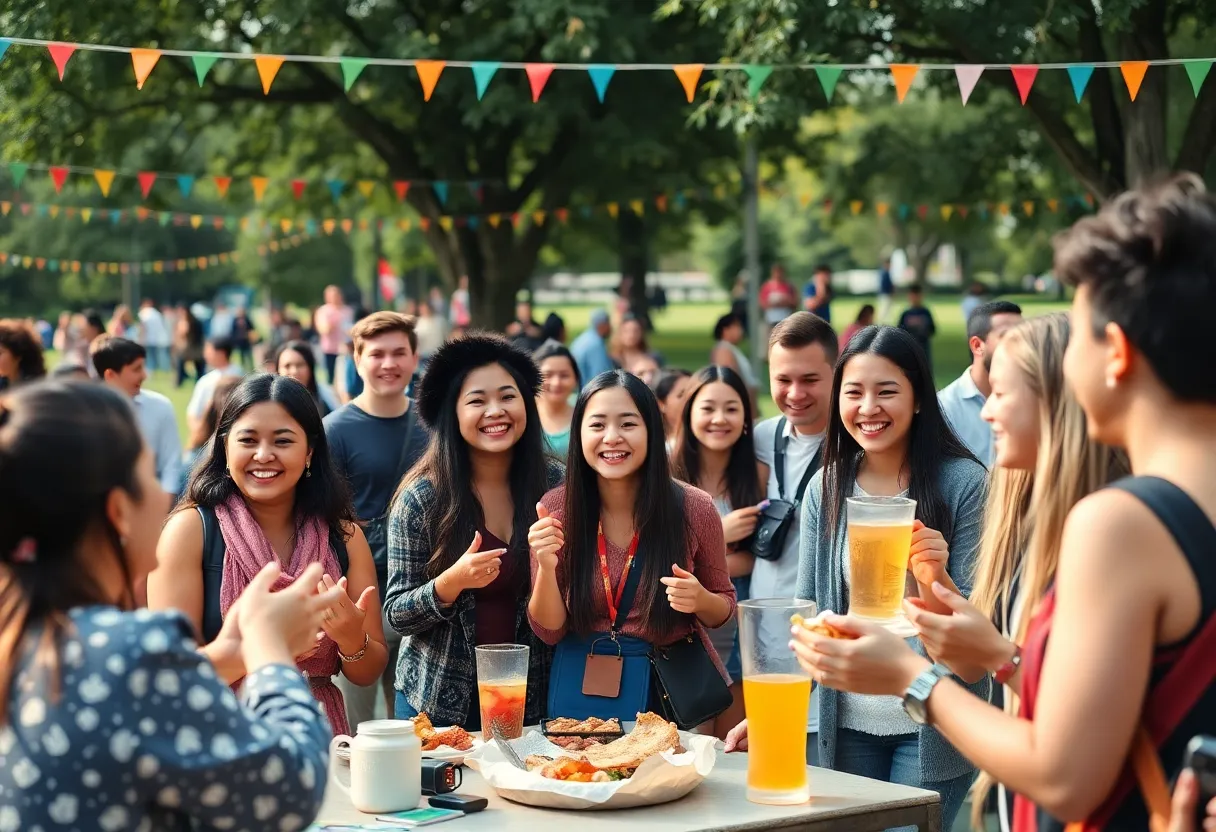 Alumni celebrating at the McCrorey-Liston Reunion