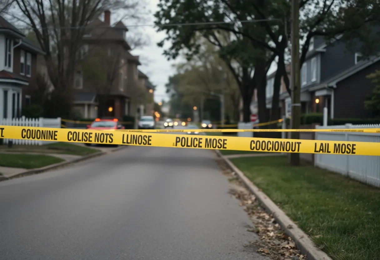 Police presence at the scene of a shooting in Newberry