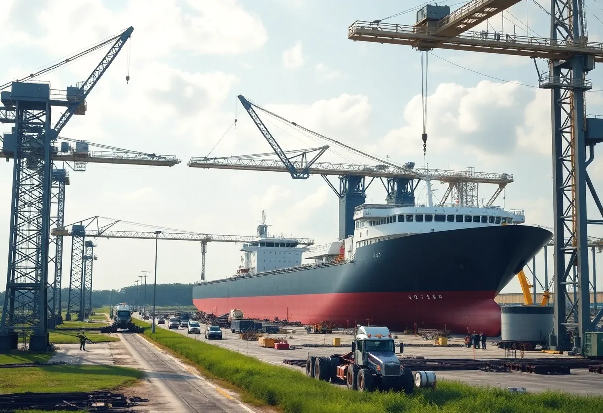 Newport News Shipbuilding Facility in Goose Creek