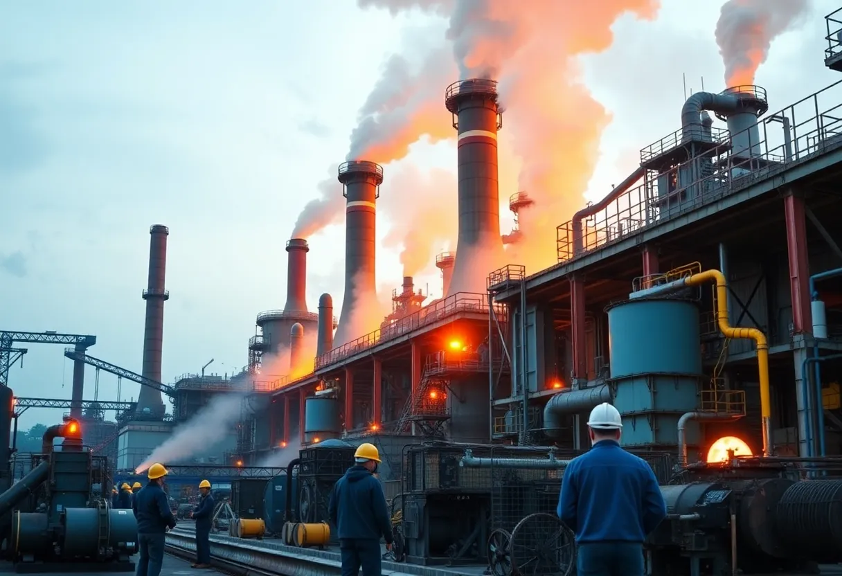 Nucor Steel Plant Activity