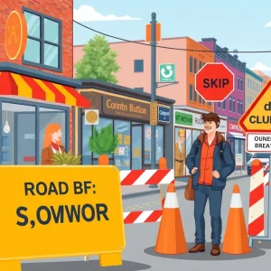 Small Business Owners Struggling with Construction Delays