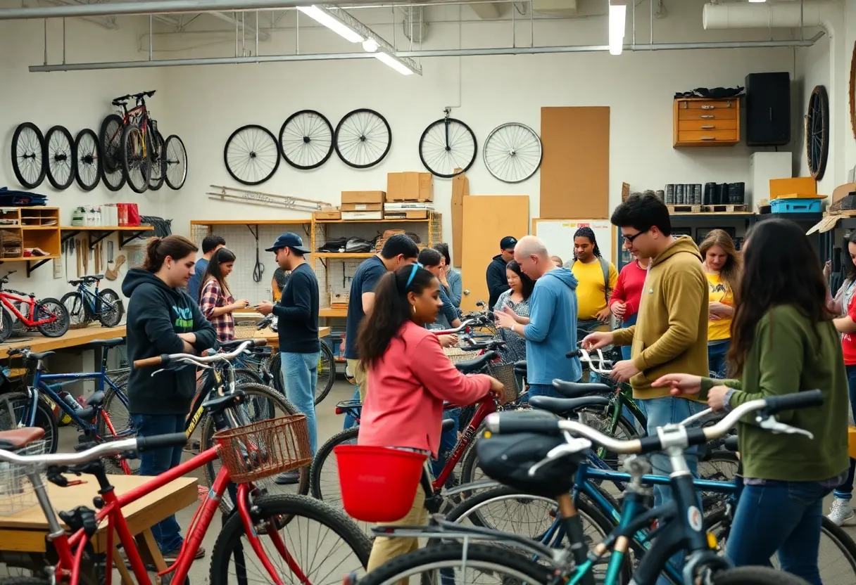 SpokeWorks Bicycle Workshop Community Engagement