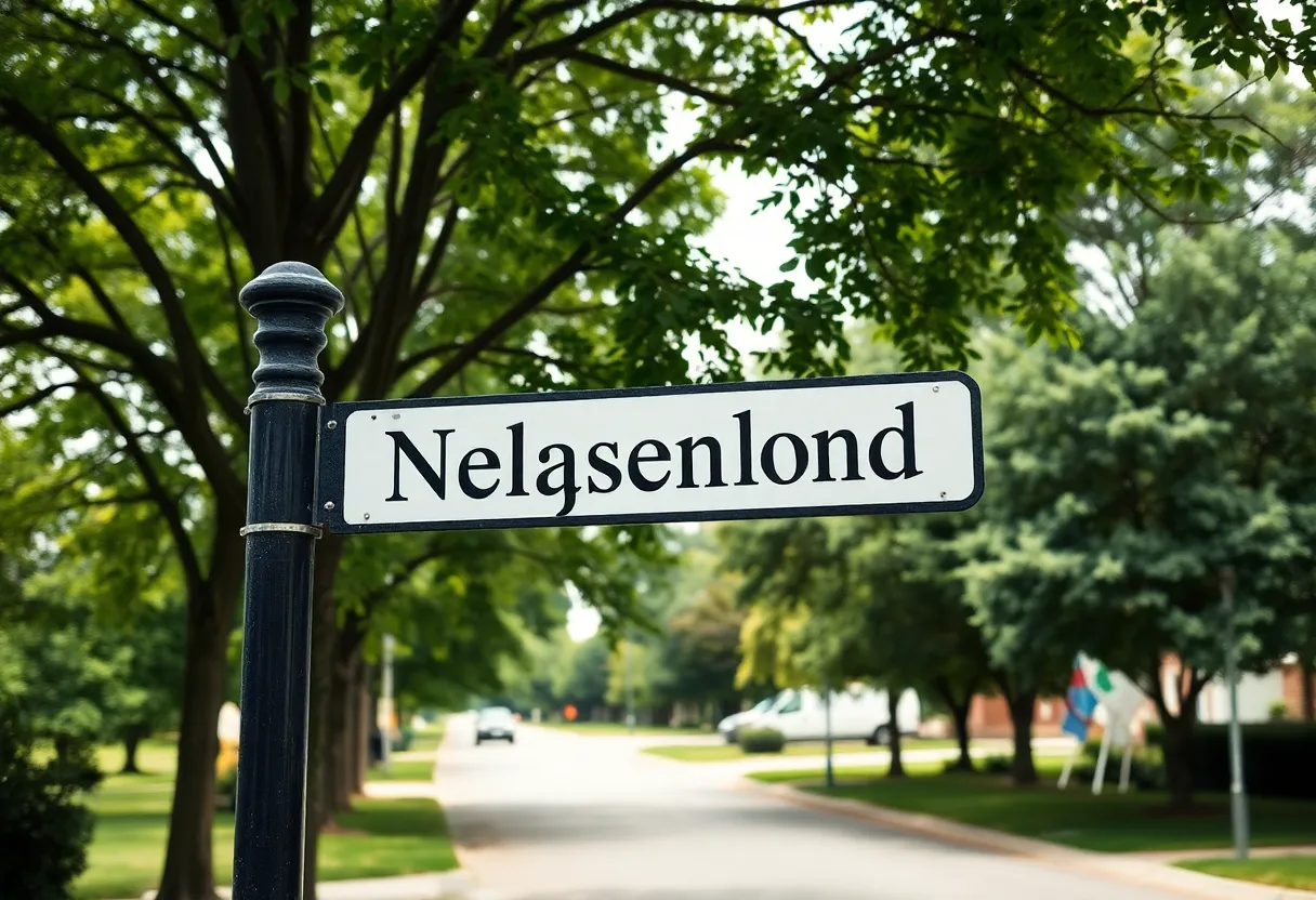 Tree-lined street in a Chapin neighborhood