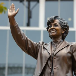 Statue Unveiling for Women's Basketball Coach