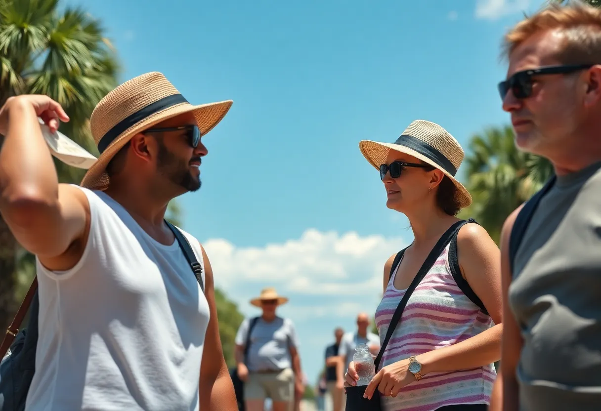 Heat Advisory alert in Georgia and South Carolina with sun and hydration tips