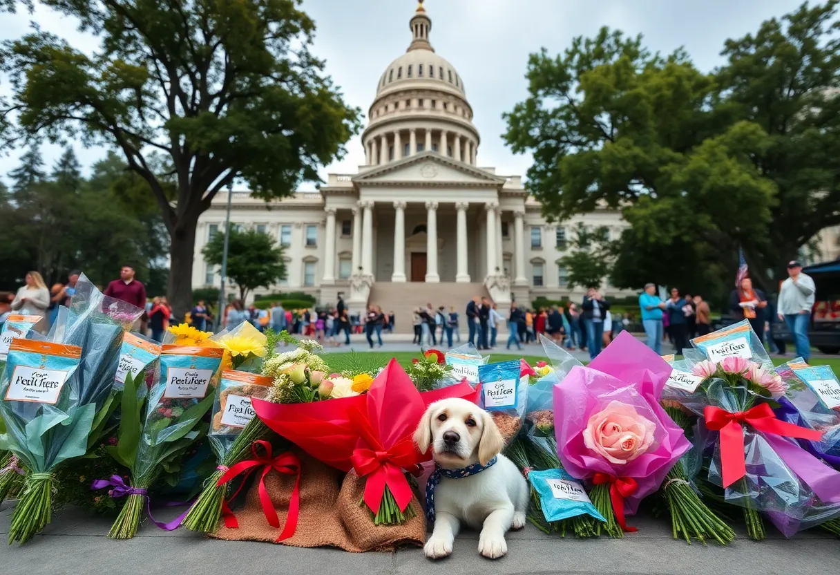 Community memorial for a Minnesota lawmaker and beloved dog