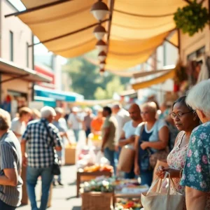 Small Town Market and Economy