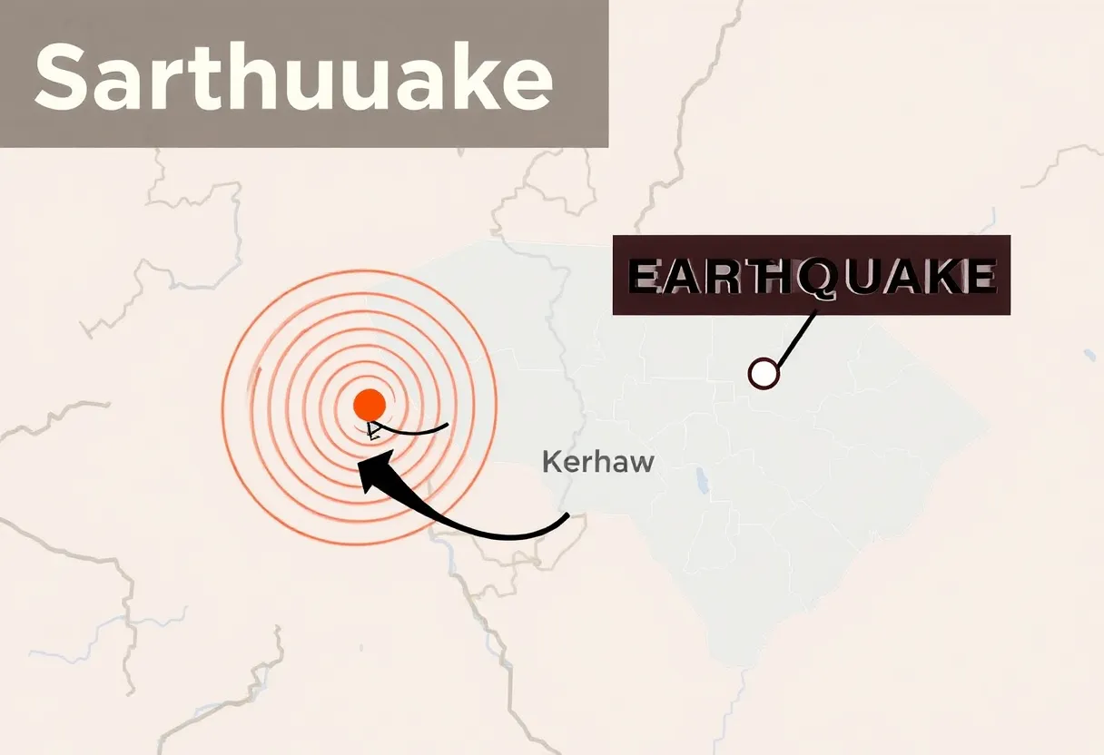 Minor Earthquake in South Carolina