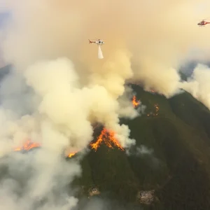 Table Rock Fire in South Carolina
