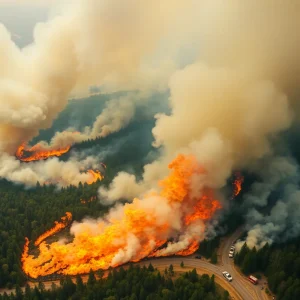 Wildfires in Carolina