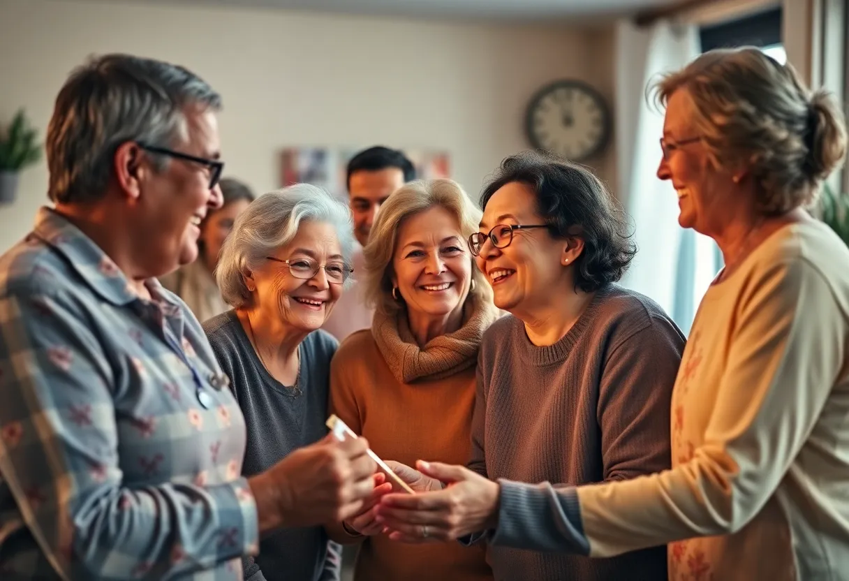 A heartwarming family gathering in honor of Ann Derrick Smith.