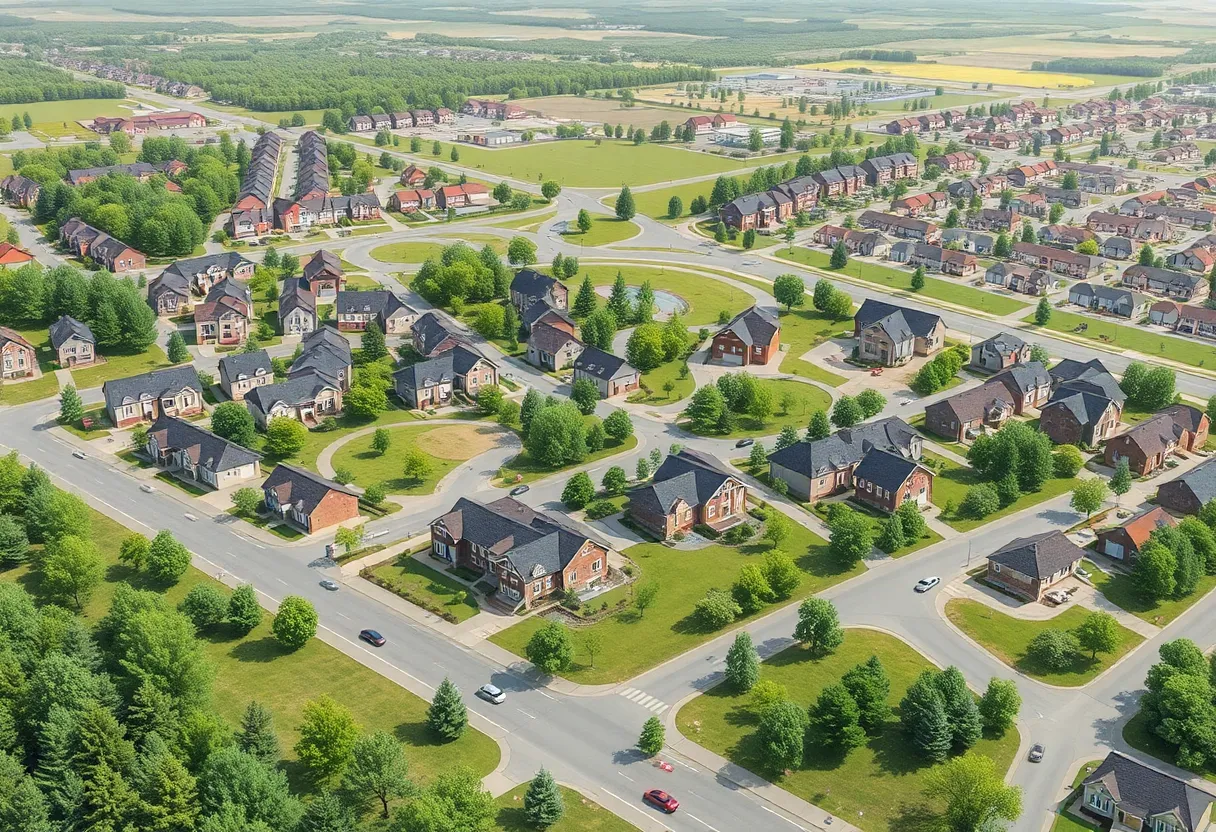 Illustration of Brighton multi-use development in Chapin