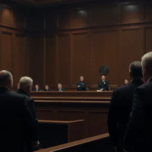 Courtroom Scene of Executions