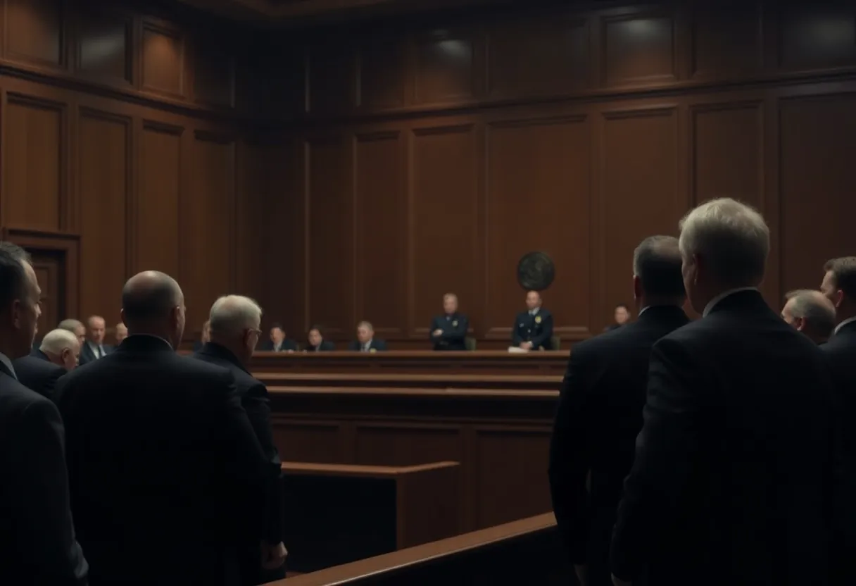 Courtroom Scene of Executions