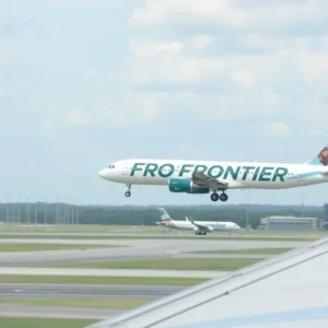 Frontier Airlines Flight from Charleston