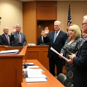 Ceremony for Donna Lominack as Newberry County Auditor