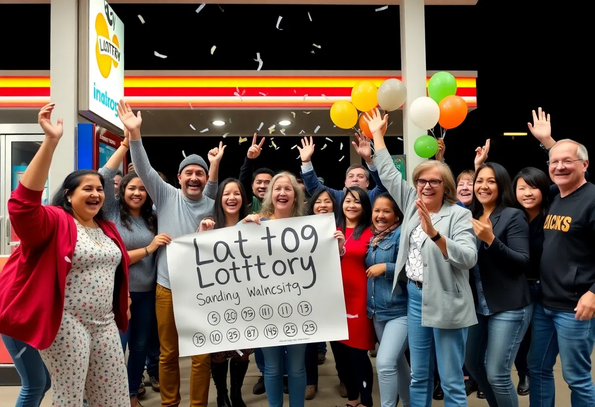 Lottery Win Celebration