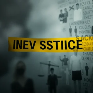 Illustration representing the ongoing investigation into sex crimes involving minors.