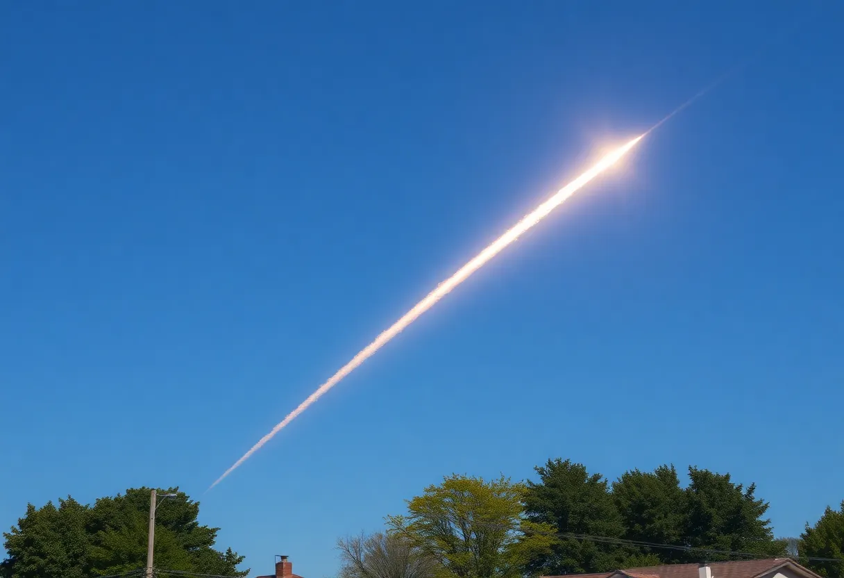 North Carolina Fireball in the Sky