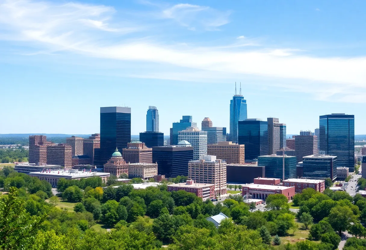 North Carolina Skyline Business Growth