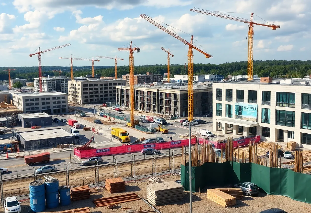 Construction Activity in Upstate South Carolina