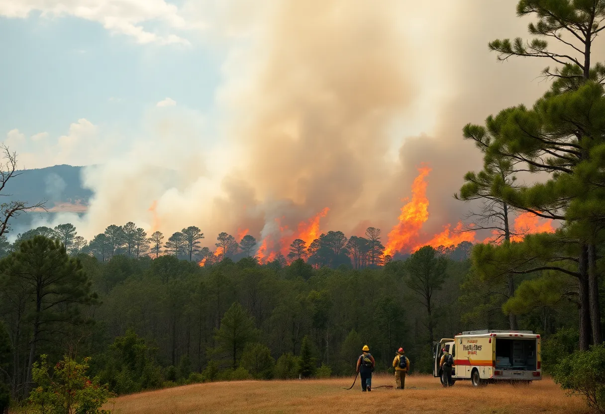 Wildfires in the Carolinas