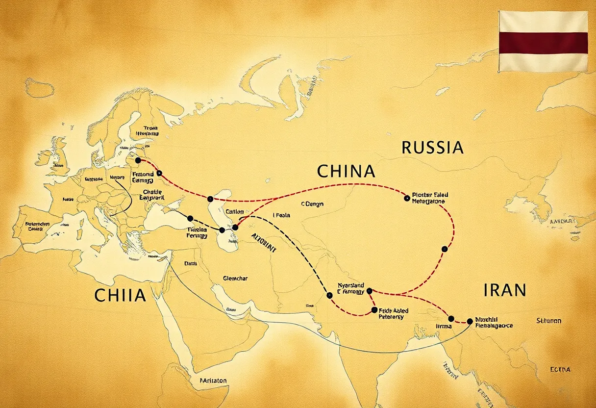 China Oil Imports Strategic Map