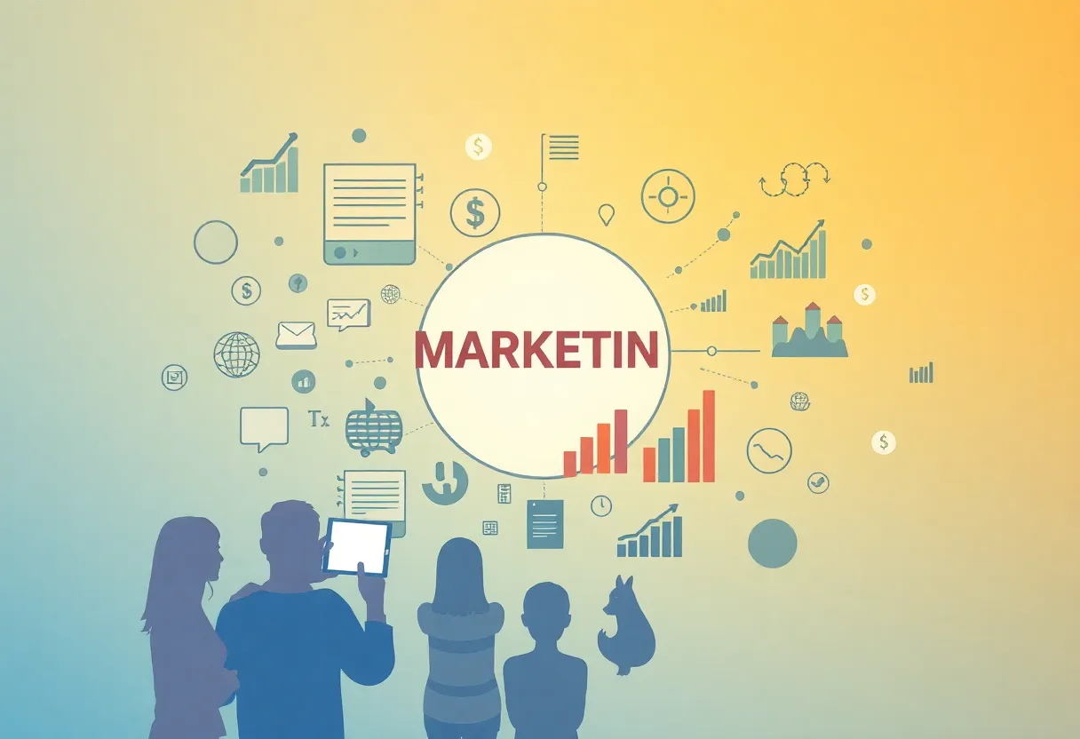 Visual representation of digital marketing strategies using behavioral insights