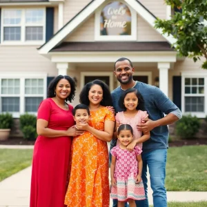 Family Celebrating Homeownership