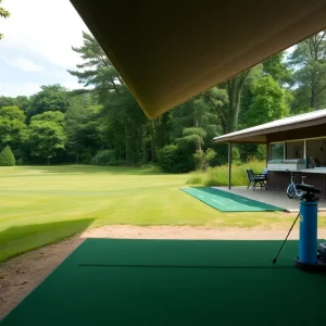 Driving range at Lake Murray Golf Center