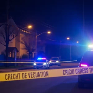 Police Investigation at Night