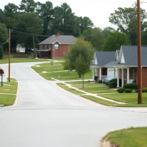 Neighborhood in Prosperity SC showcasing a sense of community