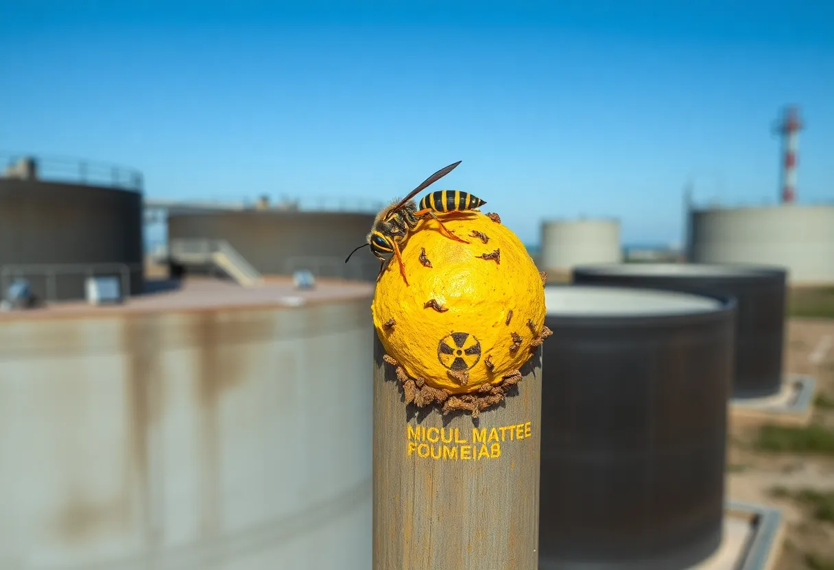 Radioactive Wasp Nest at Savannah River Site