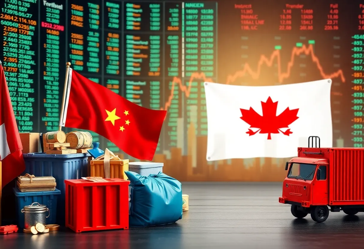 Visual representation of global trade tensions highlighting tariffs